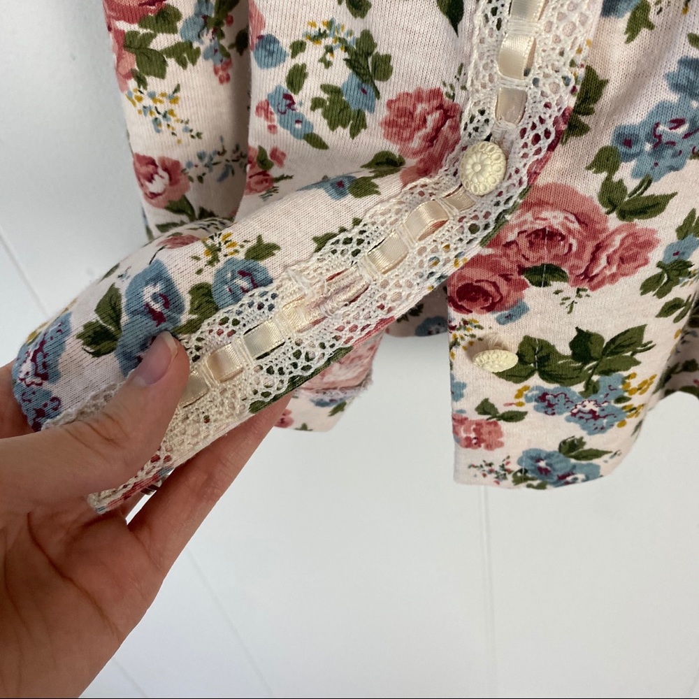 Amy Byer Floral Lace Girls Drop Waist Dress sz. 12 - Picture 15 of 16